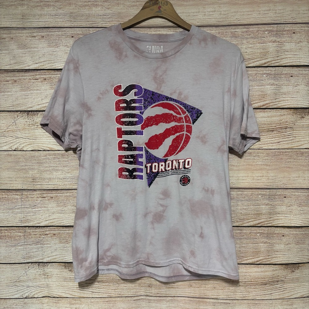 NBA Light Pink Toronto Raptors Tie Dye Tee‎ XL